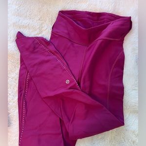 Magenta lululemon leggings